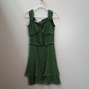 Green Polka Dot Dress